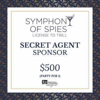 Secret Agent Sponsor (party for 1)